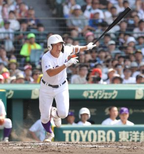 【甲子園】関東第一が７回に熊谷俊乃介の適時打と相手の失策で逆転