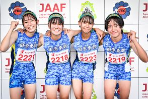 全中女子400mリレーは田原東部が初V　後輩3人が繋いだ唯一の3年・伊藤沙耶のラスト20m「前、いないな」