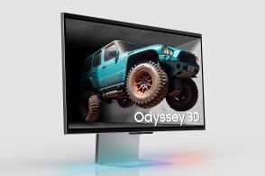 サムスン、裸眼で3D映像を楽しめるゲーミングモニター「Odyssey 3D」