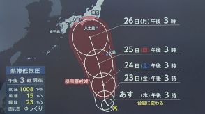 新たな台風10号発生し来週列島直撃の可能性…進路上の海面水温高く発達の可能性　週末も本州で雨か