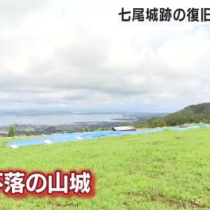 “お城博士”等6人が視察…地震で石垣が崩れるなどした七尾城跡 専門家や市担当者が復旧方針について協議