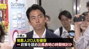 小泉進次郎氏が総裁選“初挑戦”へ…出馬の意向固める