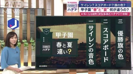 甲子園“春”と“夏”何が違うの？　サイレン？スコアボード？旗の色？