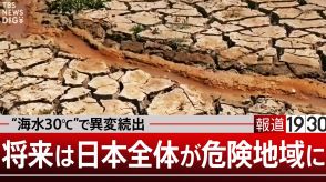 日本を囲む水温30度の海、異変続出…将来は全国が危険地域に【報道1930】