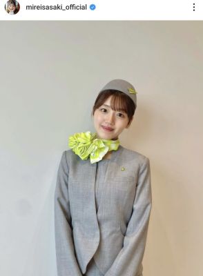 日向坂４６・佐々木美玲が「嬉しかった」ＣＡ制服姿を披露