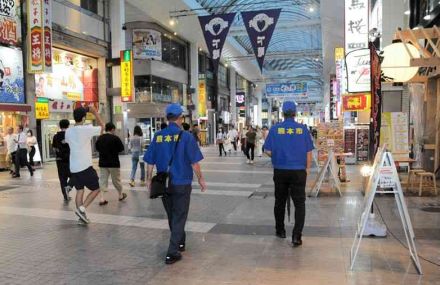 風俗店スカウト、客引きに注意を　人流戻る熊本市の繁華街　熊本県警など「きっぱり断って」