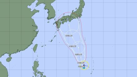 【速報】台風10号が来週27日に九州～東海にかけて上陸へ…勢力「強い」に発達し最大瞬間風速は50メートル