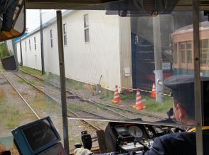 函館市電で運転体験会　車庫の構内線100メートル区間を3回運転