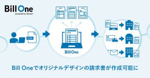 Bill One、オリジナルデザインの請求書作成が可能に