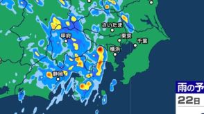 関東甲信きょうもゲリラ雷雨に注意　午後5時～午前0時　30分ごとの雨雲の動きシミュレーション