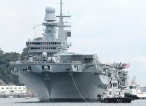 イタリア海軍の空母「カブール」が初寄港　中国を念頭に多国間演習へ