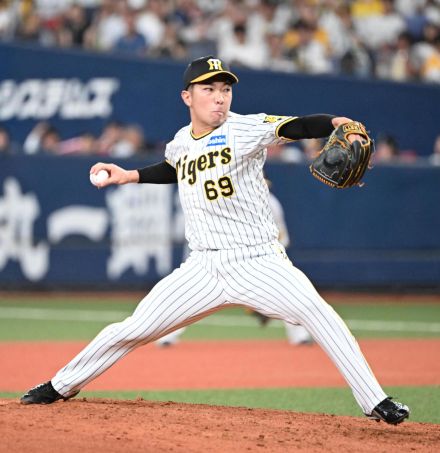 【阪神】石井大智、自己最速更新155キロ 　18試合連続無失点「なんとか耐えて、一丸に」