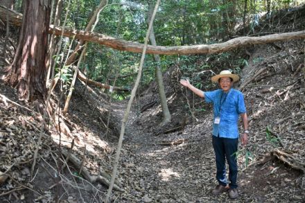 信長も重視した中世の城跡を初公開　時空超え「青地城」散歩　滋賀