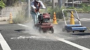 自転車横断帯が消えている？　広島県内は2010年と比べ半減　その理由は「自転車に不自然かつ不合理な横断をさせないため」