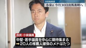 小泉進次郎氏、30日に出馬表明へ　自民総裁選