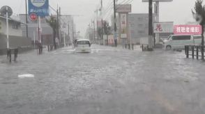 “1時間64ミリ”も観測…23日の東海3県は愛知県西部を中心に明け方から大雨 名鉄等の一部で一時運転見合わせ