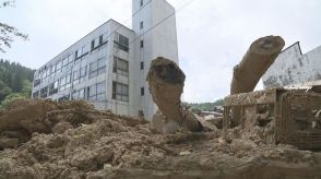 山形県内の記録的大雨１か月　鮭川村の温泉旅館営業再開見通せず　特産のナメコ工場は少しずつ復旧