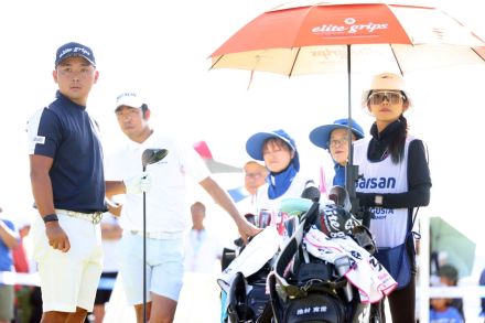 新婚の妻がキャディー「気負わず、伸び伸びと」　池村寛世が9位から逆転の3勝目狙う　スコア伸ばし7アンダー【KBCオーガスタ】