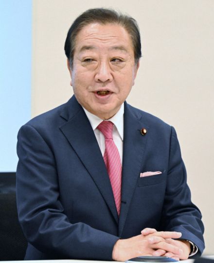 立憲代表選、野田元首相が出馬に向け調整　枝野前代表に続き