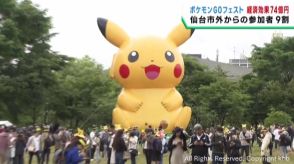 仙台開催「ポケモンＧＯフェスト」の経済効果約７４億円　運営会社が発表　市民歓迎ムードも成功要因