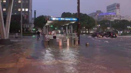 “水の恐怖” マンホールが吹き飛んだり… 地下街が浸水した過去も　名古屋では浸水リスク高い駅に“ある装置”を設置