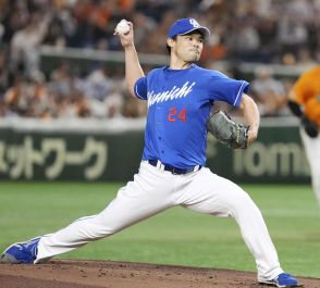 巨2―8中（23日）　福谷が今季初勝利