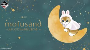 星空の下で戯れるうさにゃん…！「mofusand」一番くじが発売ー目玉のA賞はビックサイズな月のうさにゃんぬいぐるみ