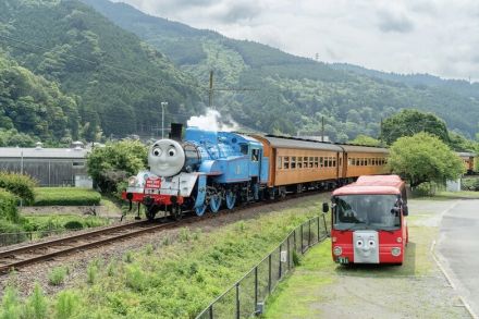 トーマスとバーティーに□乗るだけ□ツアー、ありそうでなかった　大井川鐵道