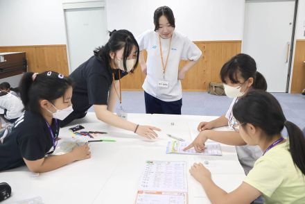 夏休み長期化で見守り  高校生もボランティア  上郷公民館【長野県】