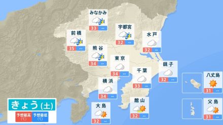 関東甲信はきょう24日昼前から雷を伴って「滝のように」雨の降るところも　北陸地方も大気の状態が非常に不安定に局地的に積乱雲が発達の見込み