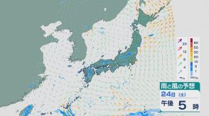 土日は関東で“わき立つ”積乱雲で雷雨が激しいところも 大雨による土砂災害などに警戒・注意を 雨と風シミュレーション