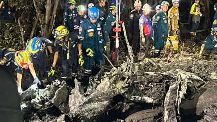 ９人乗せた小型機が森に墜落　タイ首都近郊