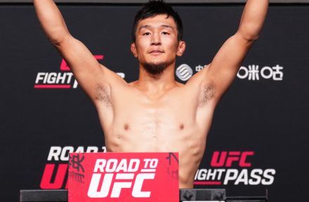 【ROAD TO UFC】GLADIATOR王者・河名マスト、豪快フックで失神KO負け、悔しい準決勝敗退