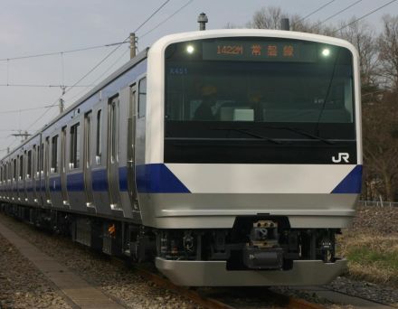 【速報】JR常磐線　停電で運転見合わせ　取手-勝田駅間の上下線　茨城