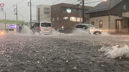 きょうも関東各地でゲリラ豪雨　栃木・宇都宮市内では道路冠水被害　埼玉・入間市付近では「記録的短時間大雨情報」