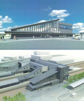 基本設計概要を公表　花巻駅東西自由通路・駅橋上化　施設面積など見直し