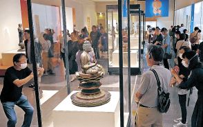 仏教美術の粋 心に刻む　まるごと奈良博　県立美術館、２５日限り