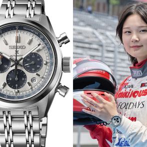 【“セイコー プロスペックス”スピードタイマー】日本人女性初F1レーサー野田樹潤選手が着用