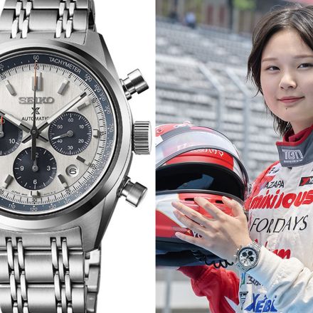 【“セイコー プロスペックス”スピードタイマー】日本人女性初F1レーサー野田樹潤選手が着用