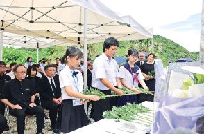 「対馬丸」歴史語り継ごう　沖縄と奄美の児童ら参加　宇検村で平和学習交流事業