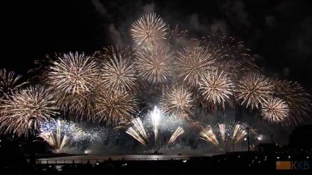 かごしま錦江湾サマーナイト大花火大会　約１万５０００発の花火　