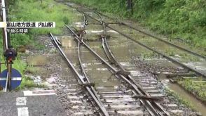 「川のように水が流れてきて」富山県東部で激しい雨　記録的短時間大雨情報