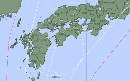 【台風情報】西日本28日頃に“強い勢力”で接近し上陸のおそれ　走行中のトラックが横転するおそれもある猛烈な風が吹く所も