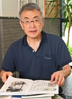 戦争知るきっかけになれば／戦争遺構を訪ね歩く小泉さん（五戸）