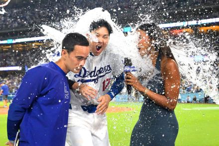 大谷翔平、一夜明けても「４０ー４０」フィーバー　ロバーツ監督「永遠に語り継がれるだろう」