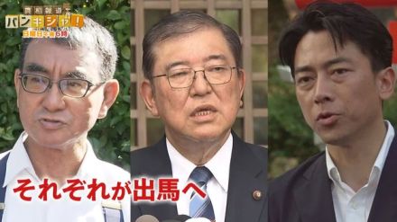 自民・総裁選“ポスト岸田”レース 「小石河連合」今回は“ライバル”…思惑は？【バンキシャ！】