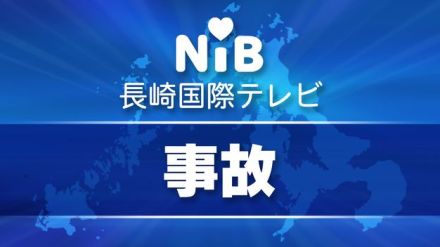 軽乗用車とバイクが衝突 高齢の男性が意識不明の重体《長崎》