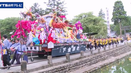 【山形】新庄まつりの本まつり 山車20台が市街地練り歩く