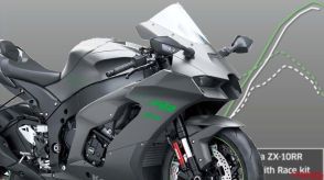 カワサキ「ニンジャZX-10RR」欧州仕様2025年モデルが登場！ 可変ファンネル搭載のホモロゲモデル