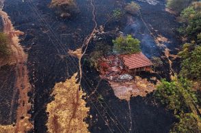 山火事との「戦争」宣言 ブラジル・サンパウロ州